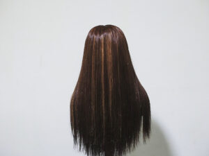 20" ombre brown with highlight