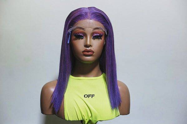 10" Mauve highlight with a 5x5 closure (Donor Hair)