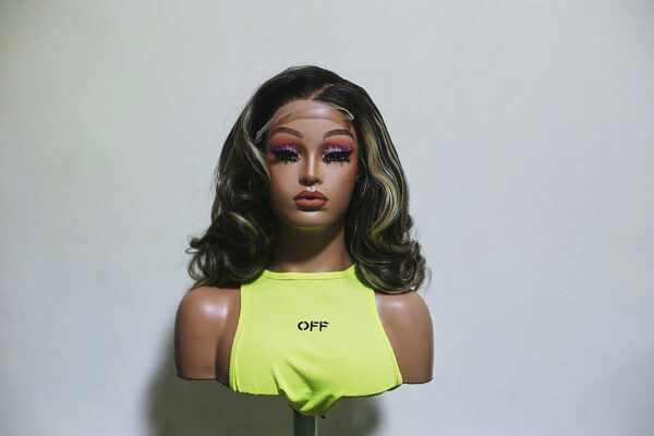 16" highlight gray bouncy 5x5 closure