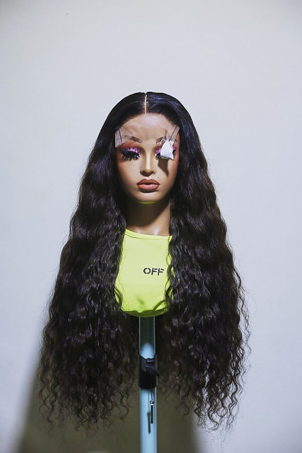 28" luxury deep wave brown with 5x5 closure