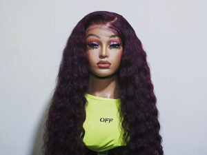 26" luxury bermese burgundy with a 5x5 closure